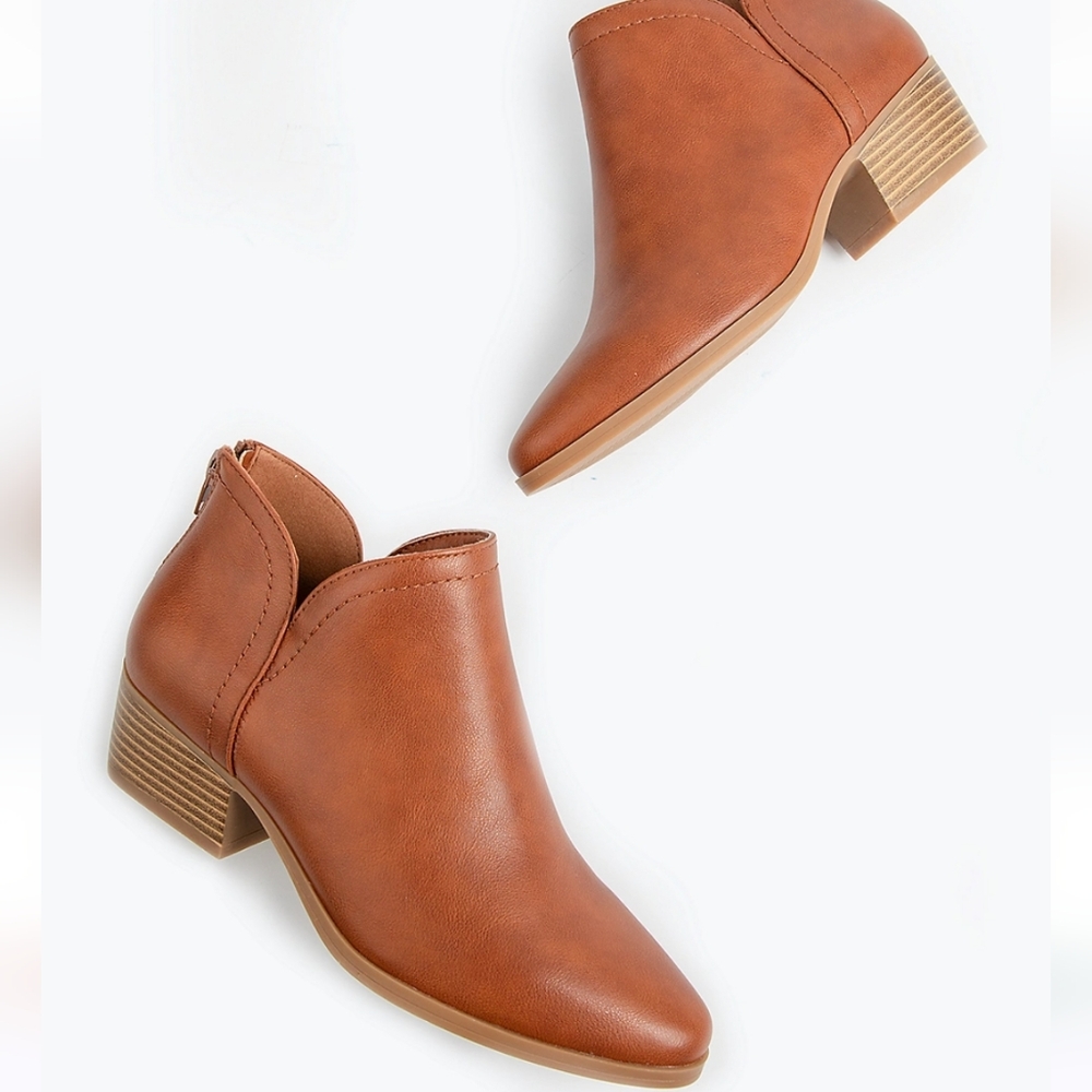 Women's Faux Leather Booties